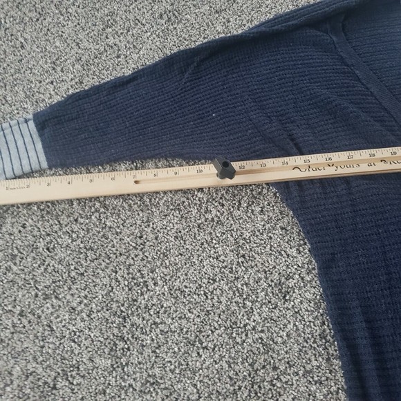 ANTHROPOLOGIE APHORISM Cardigan LARGE Blue and Gray - Picture 6 of 7